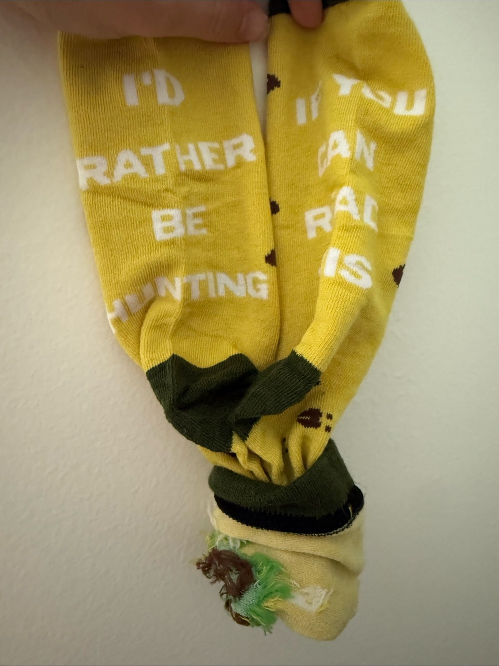 If you can read this I’d rather be hunting sock